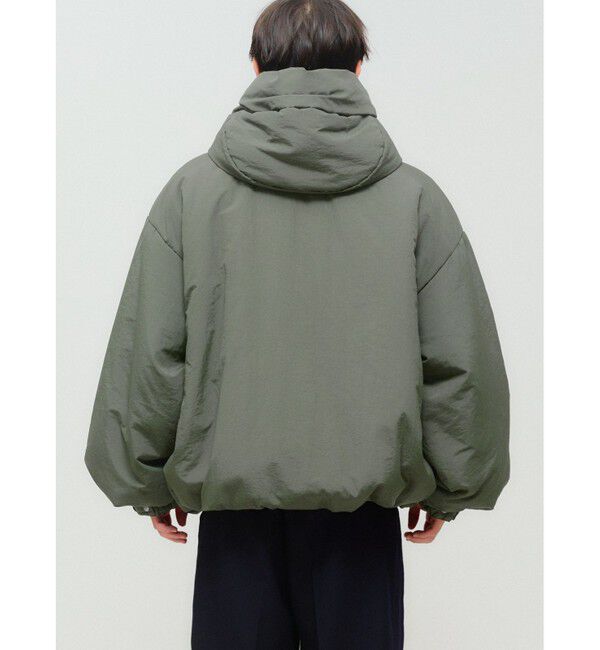 MIDIUMISOLID「MIDIUMISOLID フード付きパディングブルゾン」|その他|