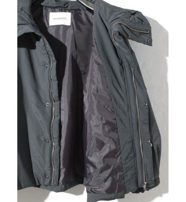 MIDIUMISOLID「MIDIUMISOLID フード付きパディングブルゾン」|その他|