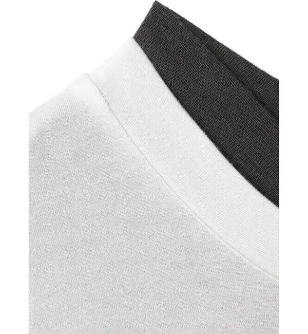 mizuiro ind「mizuiro ind レイヤードTシャツ」|Tシャツ・カットソー|