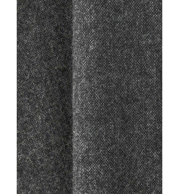 mizuiro ind「mizuiro ind ウールブレンドバルーンスリーブチュニックシャツ」|シャツ・ブラウス|