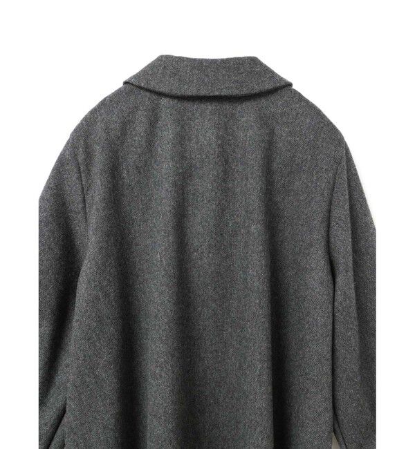 mizuiro ind「mizuiro ind ウールブレンドバルーンスリーブチュニックシャツ」|シャツ・ブラウス|