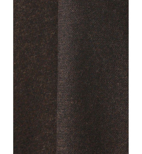 mizuiro ind「mizuiro ind ウールブレンドバルーンスリーブチュニックシャツ」|シャツ・ブラウス|