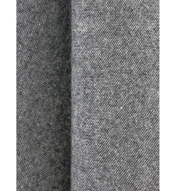 mizuiro ind「mizuiro ind ウールブレンドバルーンスリーブチュニックシャツ」|シャツ・ブラウス|