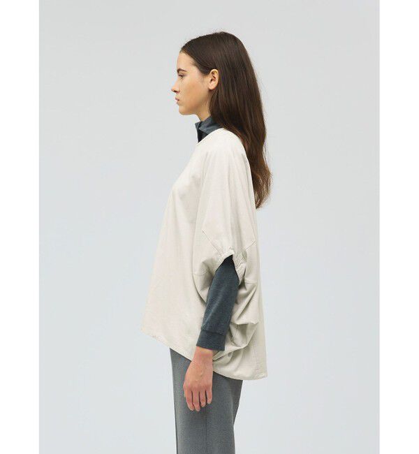 mizuiro ind「mizuiro ind コーデュロイコクーンプルオーバー」|Tシャツ・カットソー|