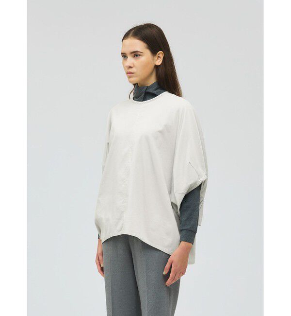 mizuiro ind「mizuiro ind コーデュロイコクーンプルオーバー」|Tシャツ・カットソー|