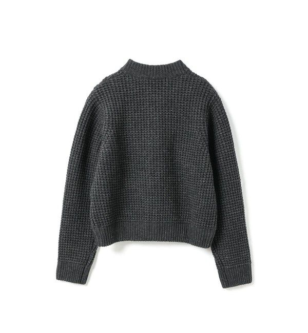 mizuiro ind「mizuiro ind ワッフルジップブルゾン」|ブルゾン・スタジャン|