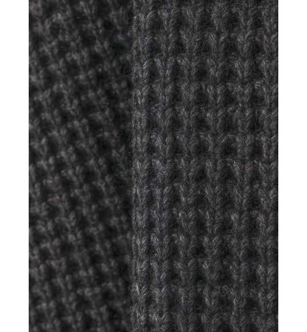 mizuiro ind「mizuiro ind ワッフルジップブルゾン」|ブルゾン・スタジャン|