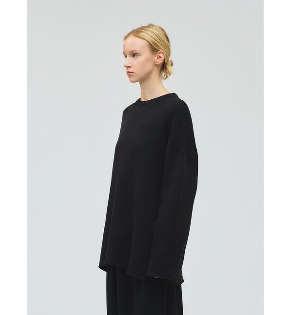 mizuiro ind「mizuiro ind パイルロングスリーブプルオーバー」|Tシャツ・カットソー|