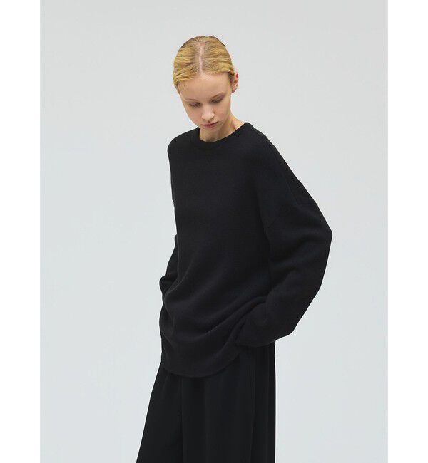 mizuiro ind「mizuiro ind パイルロングスリーブプルオーバー」|Tシャツ・カットソー|