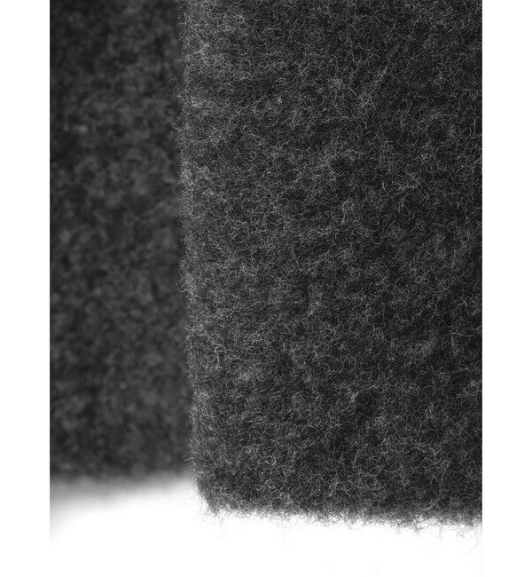 mizuiro ind「mizuiro ind パイルハーフスリーブワイドプルオーバー」|Tシャツ・カットソー|