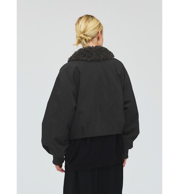 mizuiro ind「mizuiro ind ボアカラーショートジャケット」|その他|