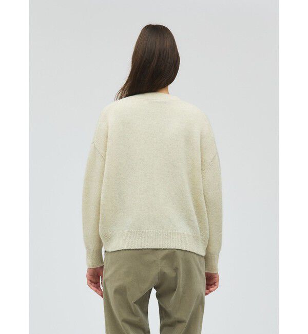 mizuiro ind「mizuiro ind MG/Vネックワイドカーディガン」|カーディガン|