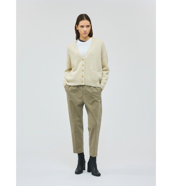 mizuiro ind「mizuiro ind MG/Vネックワイドカーディガン」|カーディガン|