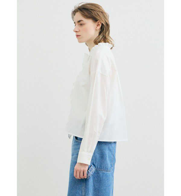 MARMARMAR「MARMARMAR フリルカラーシャツ」|シャツ・ブラウス|