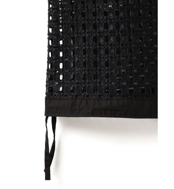 MARMARMAR「MARMARMAR メッシュレースドローストリングベスト」|ベスト・ジレ|