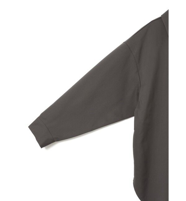 mizuiro ind「mizuiro ind ダブルクロスワイドシャツブルゾン」|テーラードジャケット|