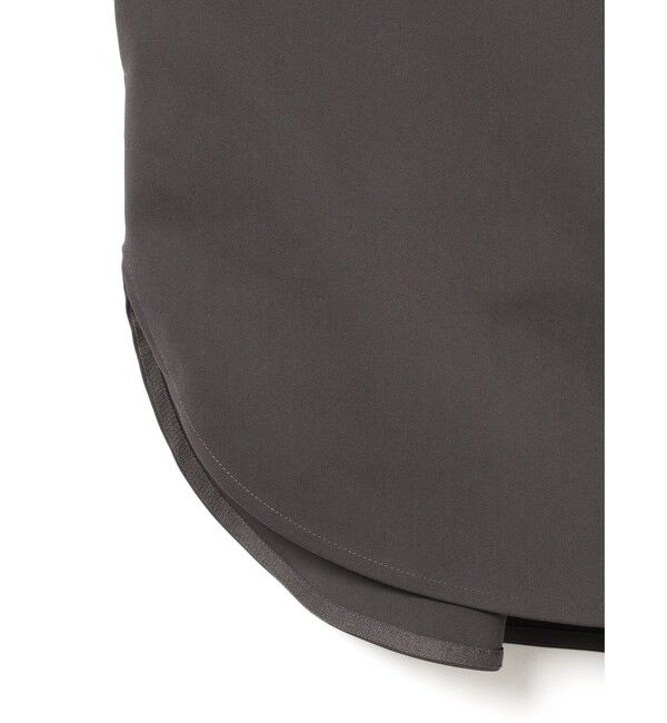 mizuiro ind「mizuiro ind ダブルクロスワイドシャツブルゾン」|テーラードジャケット|