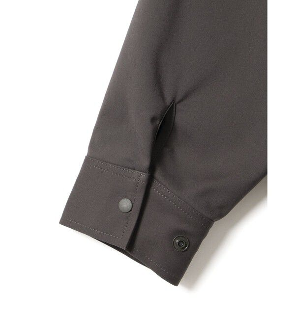 mizuiro ind「mizuiro ind ダブルクロスワイドシャツブルゾン」|テーラードジャケット|