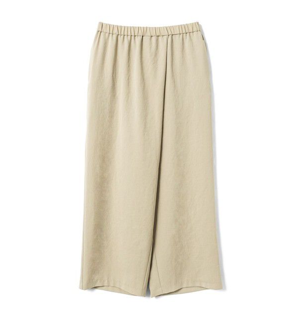 mizuiro ind「mizuiro ind ラップライクイージーパンツ」|その他|ベージュ