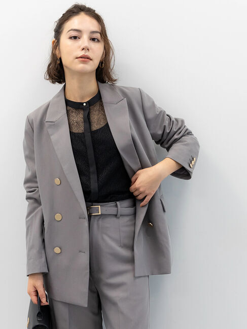 Te chichi「【セレモニーアイテム】キャンディースリーブレースブラウス」|シャツ・ブラウス|