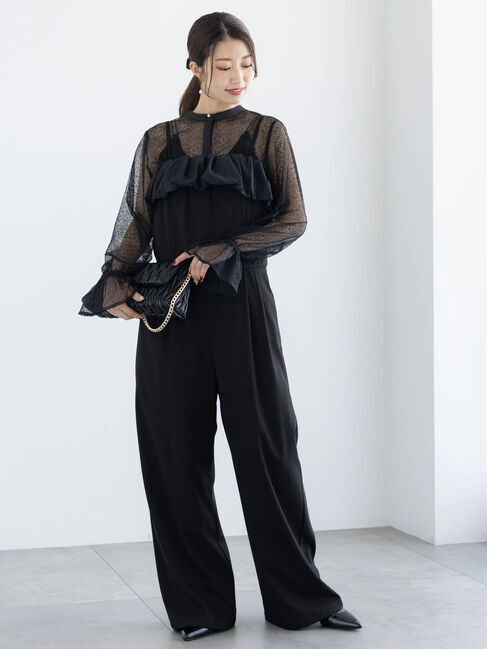 Te chichi「【セレモニーアイテム】キャンディースリーブレースブラウス」|シャツ・ブラウス|