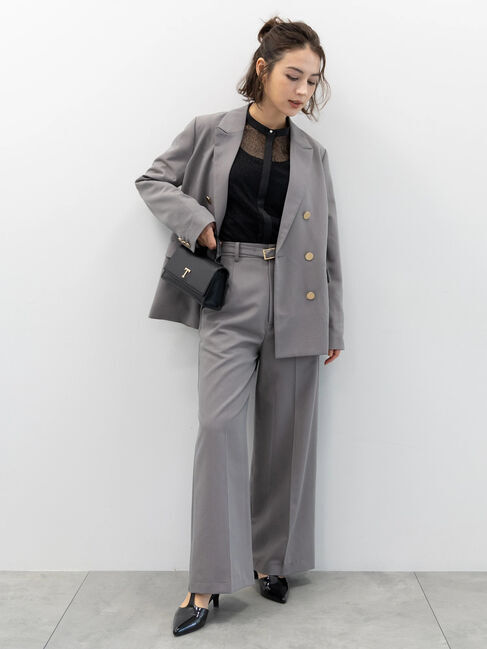 Te chichi「【セレモニーアイテム】キャンディースリーブレースブラウス」|シャツ・ブラウス|