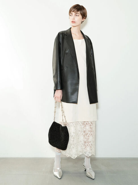 Te chichi「レースレイヤードジャンスカ《2025spring catalog item》」|ワンピース|