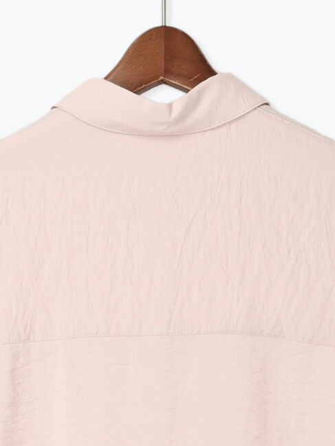 Te chichi「シャイニースパンドルマンシャツ《2025spring catalog item》」|シャツ・ブラウス|