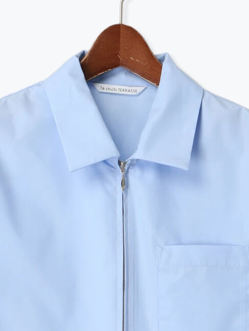 Te chichi TERRASSE「ジップアップシャツ《2025spring catalog item》」|シャツ・ブラウス|