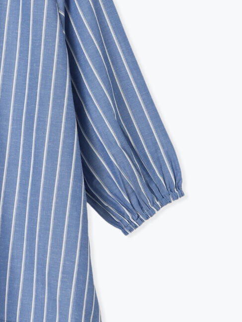 Lugnoncure「【イージーケア】7分袖スキッパーブラウス」|シャツ・ブラウス|