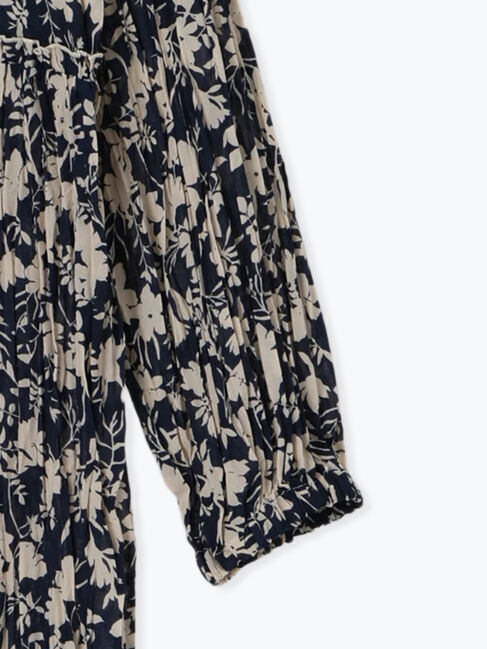 Lugnoncure「ボタニカル柄シワ加工ワンピース《2025spring catalog item》」|ワンピース|