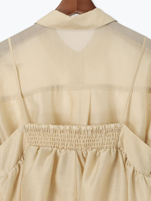 Te chichi「シアーシャツ+キャミブラウスセット」|シャツ・ブラウス|