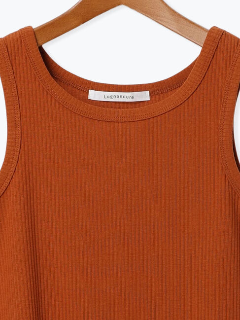 Lugnoncure「【抗菌防臭】アメスリリブタンクトップ」|タンクトップ|