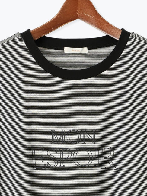 Te chichi「フレームロゴプリントTシャツ」|Tシャツ・カットソー|