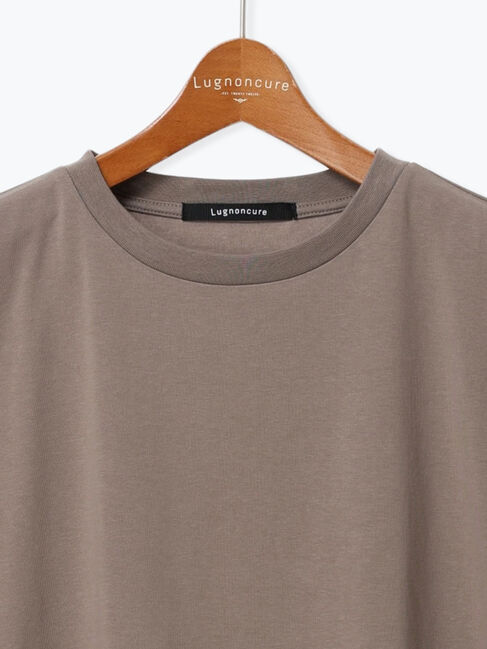 Lugnoncure「【接触冷感】フレンチ袖オーバートップス」|Tシャツ・カットソー|