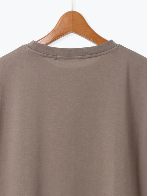 Lugnoncure「【接触冷感】フレンチ袖オーバートップス」|Tシャツ・カットソー|