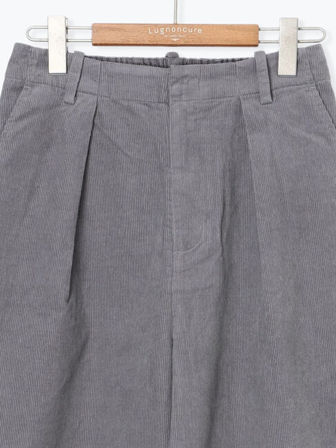 Lugnoncure「細コーデュロイタックワイドパンツ」|その他|