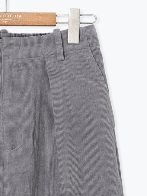 Lugnoncure「細コーデュロイタックワイドパンツ」|その他|