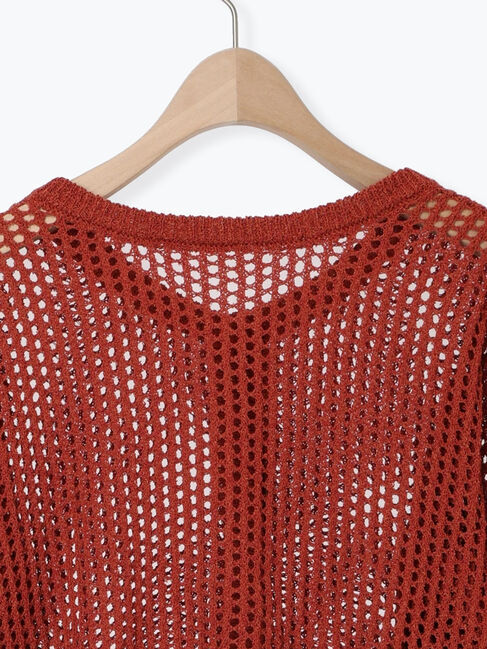 Samansa Mos2「透かし柄前後2WAYニット」|ニット・セーター|