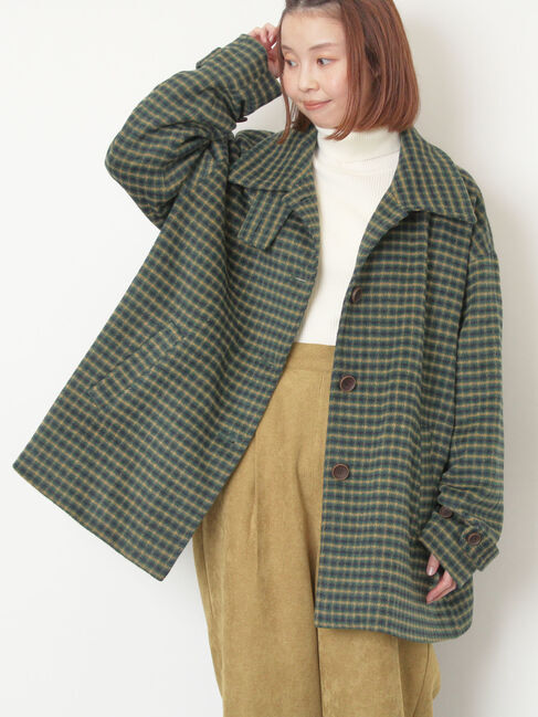 Samansa Mos2「【マシンウォッシャブル】もちもちリブタートルネックニット」|ニット・セーター|