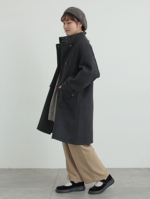 Samansa Mos2「【帯電防止裏地】ツータックストレートパンツ《M/Lサイズ》」|その他|