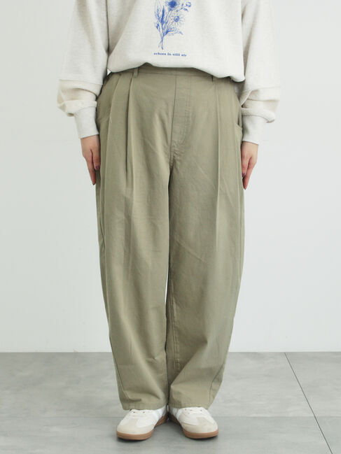 Samansa Mos2「ツータックカーブパンツ」|その他|