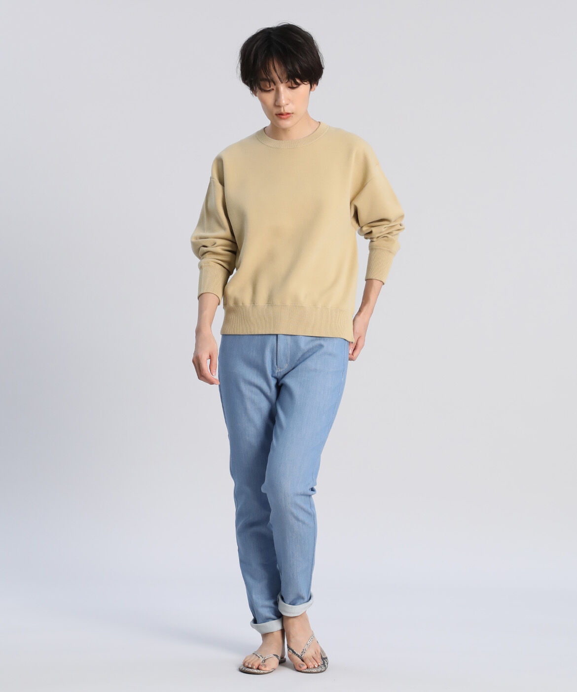 DAY by DAY it&rsquo;s international「スリムテーパードデニムパンツ《SUVIN DENIM》」|デニム|