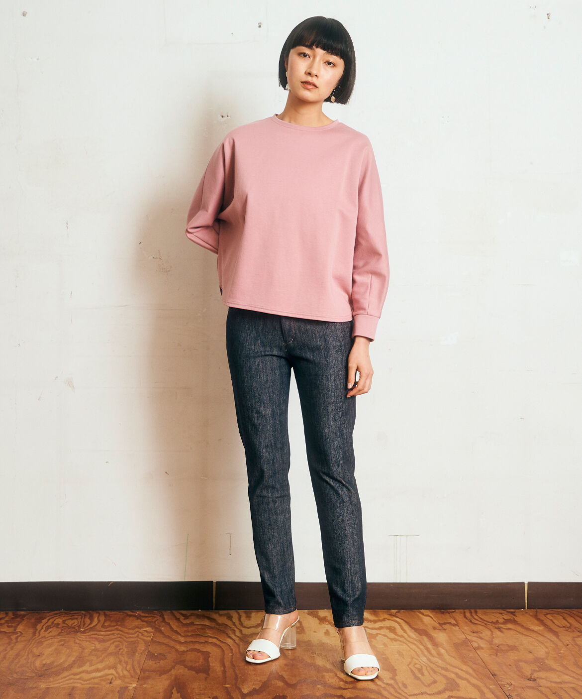 DAY by DAY it&rsquo;s international「スリムテーパードデニムパンツ《SUVIN DENIM》」|デニム|