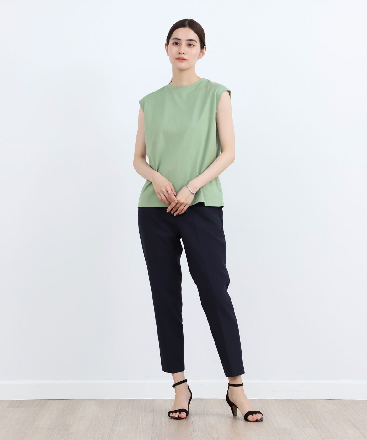 DAY by DAY it&rsquo;s international「ベーシックノースリーブコットンカットソー」|Tシャツ・カットソー|