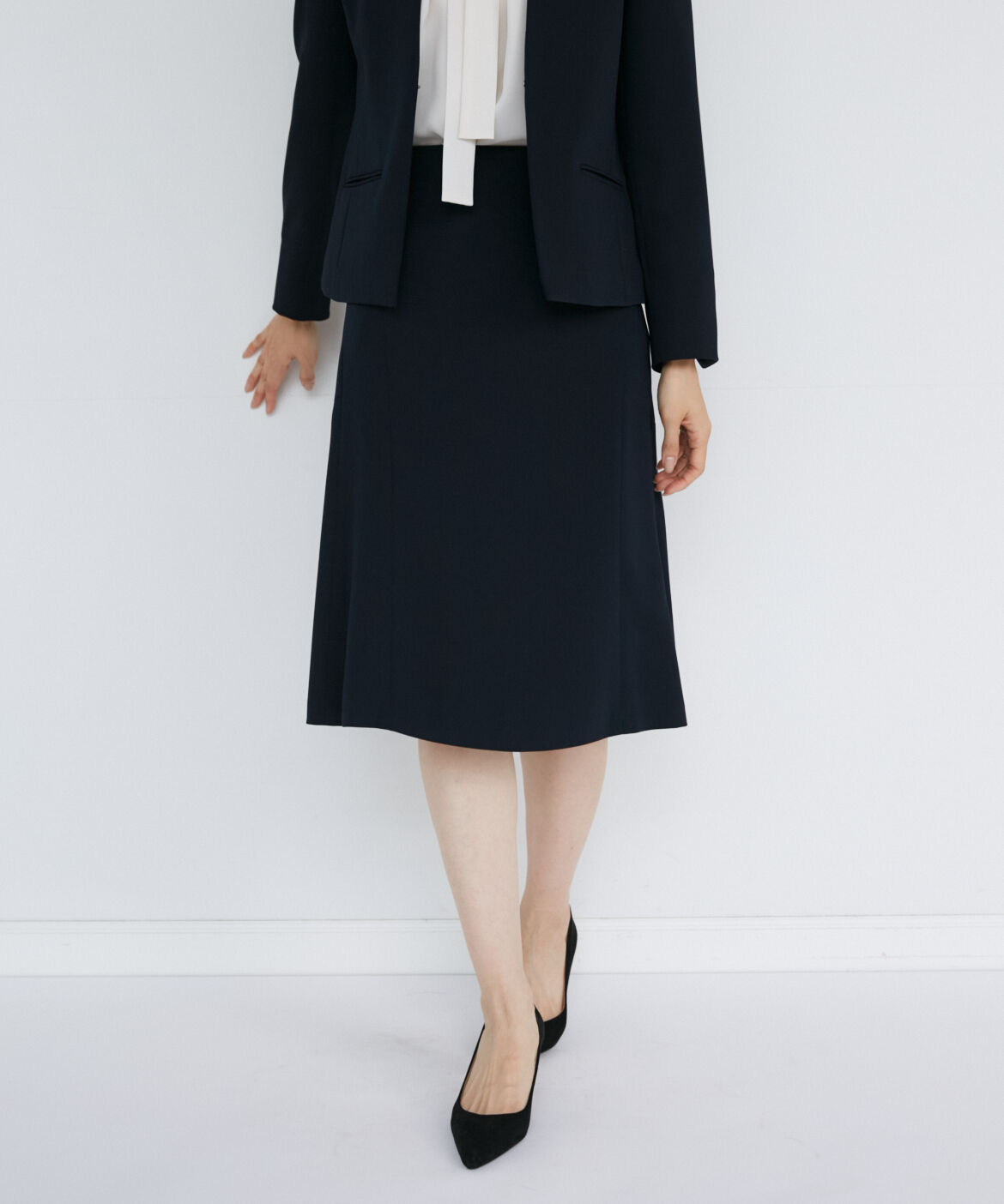 INED「パネルフレアスカート」|フレア|