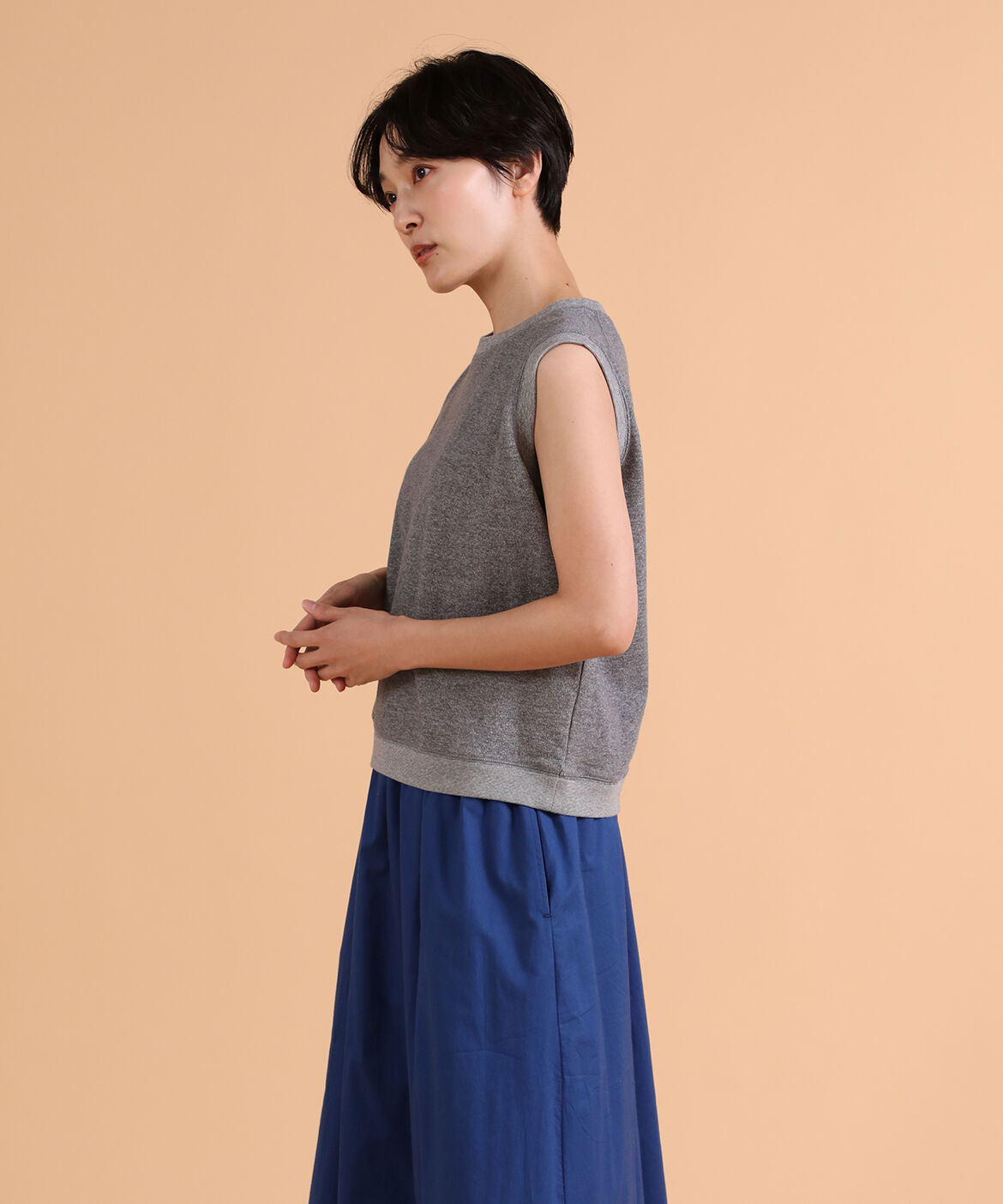 DAY by DAY it&rsquo;s international「ノースリーブ華奢見えスウェット」|Tシャツ・カットソー|