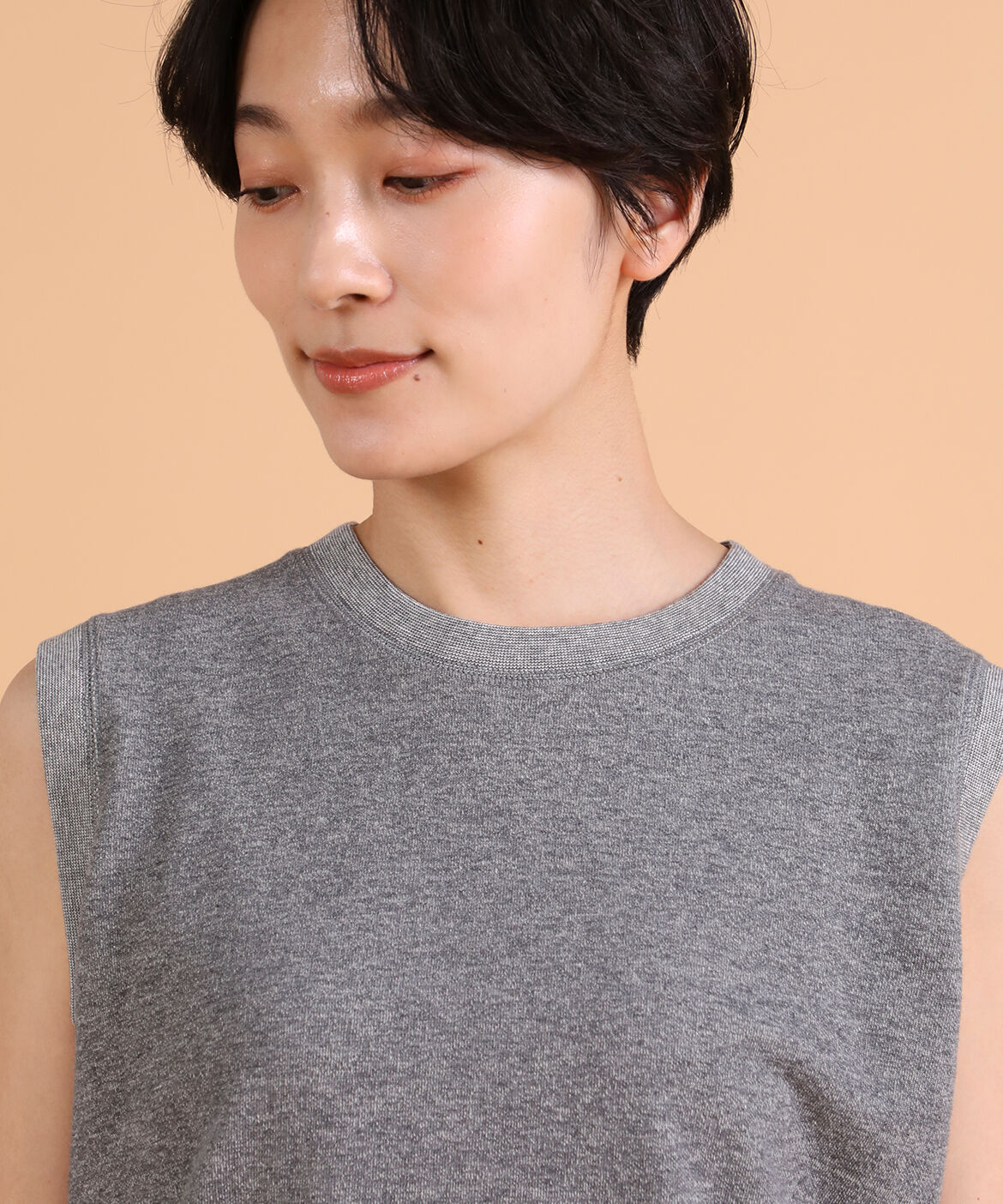 DAY by DAY it&rsquo;s international「ノースリーブ華奢見えスウェット」|Tシャツ・カットソー|