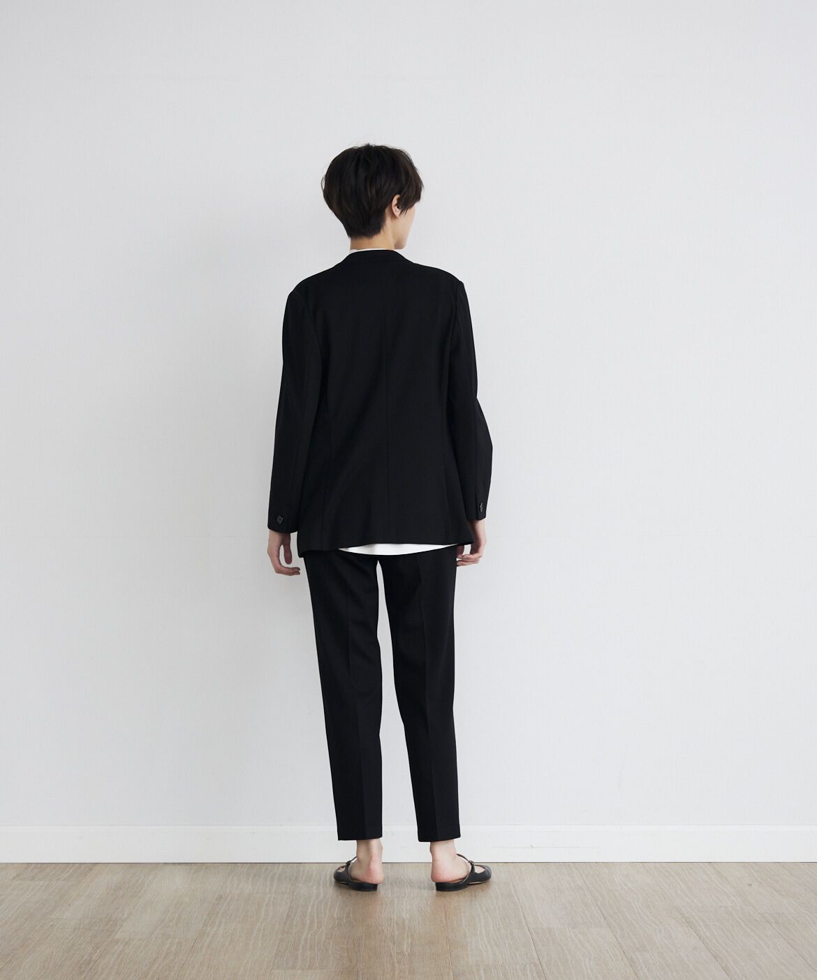 INED「《INED CLARO》ポンチテーパードパンツ」|その他|