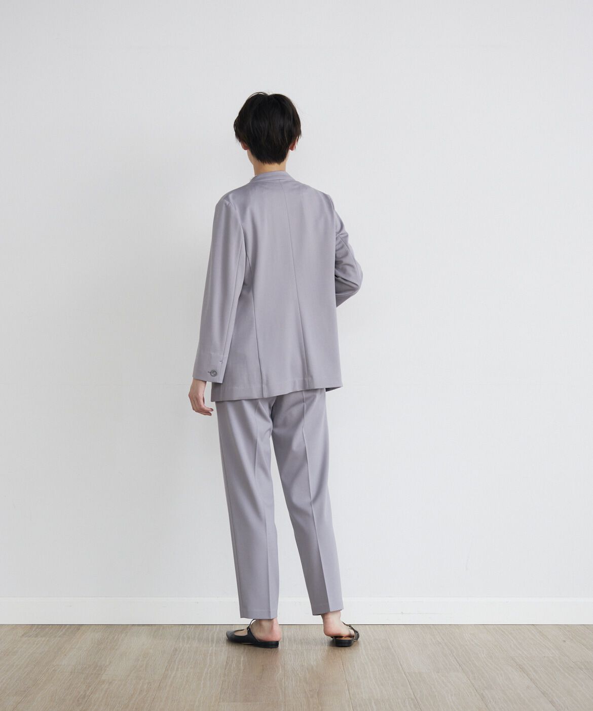 INED「《INED CLARO》ポンチテーパードパンツ」|その他|